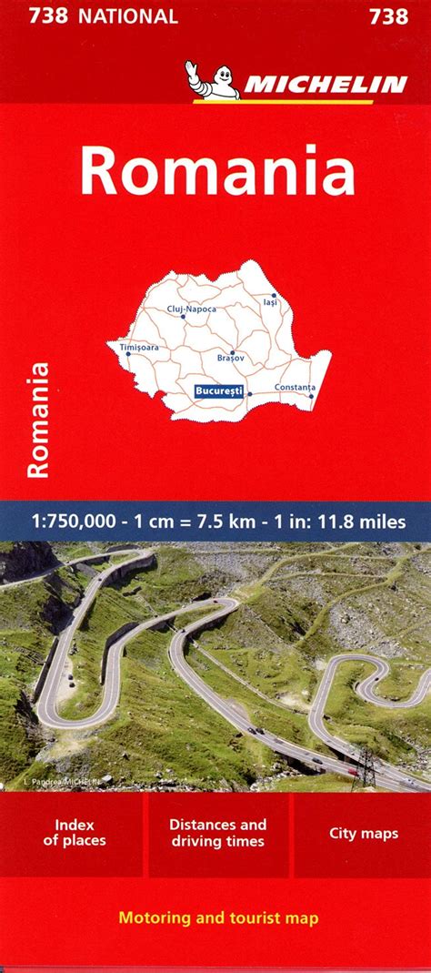 MICHELIN Romania map .